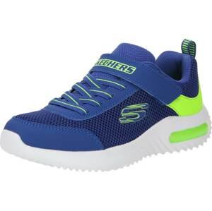 Tenisky 'Bounder-Tech' Skechers enciánová modrá / královská modrá / svítivě zelená