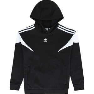 Mikina adidas Originals černá / bílá