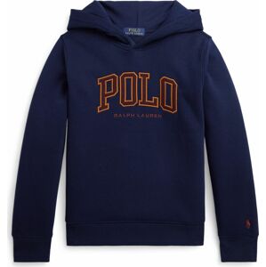 Mikina Polo Ralph Lauren námořnická modř / tmavě hnědá / zlatě žlutá / pastelově červená