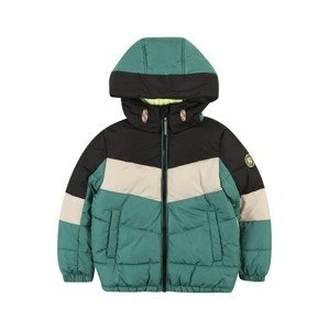 Zimní bunda GARCIA béžová / zelená / černá