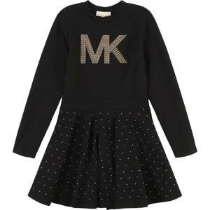 Šaty Michael Kors Kids zlatá / černá