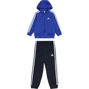 Tepláková souprava 'I 3S SHINY TS' ADIDAS SPORTSWEAR modrá / noční modrá / bílá