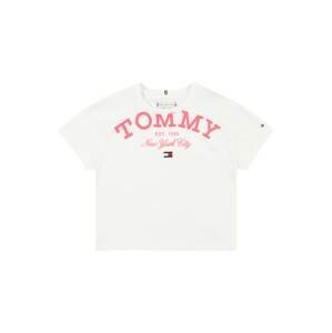 Tričko Tommy Hilfiger námořnická modř / pink / červená / bílá
