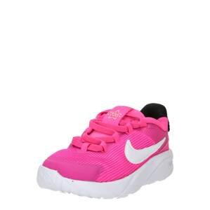 Sportovní boty 'Star Runner 4' Nike svítivě růžová / bílá