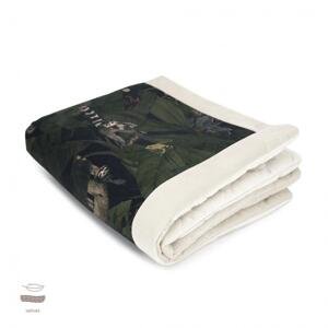 Teplá sametová deka pro děti s motivem detektivů z džungle, MA1628 Jungle Detectives 60x70 cm