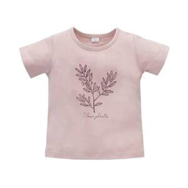 Dívčí tričko s krátkým rukávem v růžové barvě, PIN319 Julia 104