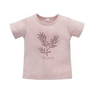 Dívčí tričko s krátkým rukávem v růžové barvě, PIN319 Julia 110