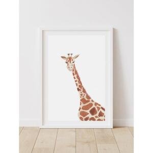 Dětský dekorační plakát se žirafou, PP401 SKLA4 A3