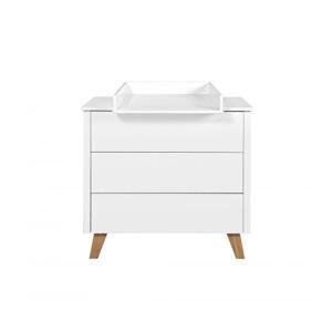 Přebalovací pult v minimalistickém stylu v bílé barvě - ZARA, NOV37 ZARA