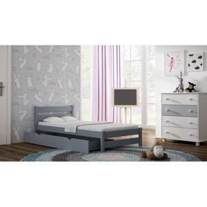 Jednolůžková dětská postel - 190x90 cm, MW62 KARO Olše S funkcí spaní (bez matrace) Bez bariéry