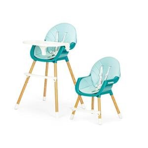 Modrá dětská židle na krmení 2v1, Multi__HA-004 BLUE