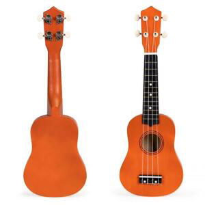 Dětská ukulele kytara se 4 strunami, Multi__MF019E BROWN