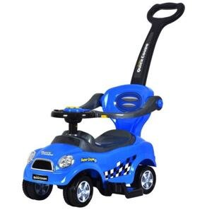 Dětské modré autíčko s rukojetí 3v1, Multi__321 NIEBIESKI