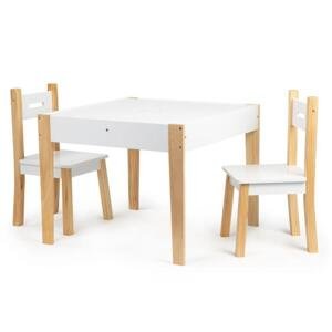 Stůl se dvěma židlemi, sestava dětského nábytku, multi__OT143