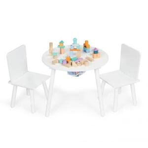 Stůl + 2 židle, sestava dětského nábytku, multi__WH135