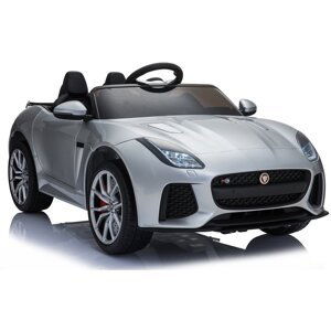 Elektrické autíčko Jaguar F-Type lakované stříbrné