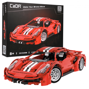 Stavebnice Cada – sportovní auto Red devils 1126 dílů