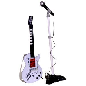 Ramiz Dětská elektrická kytara + stojan a mikrofon