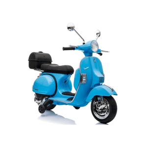 Dětská elektrická motorka Vespa modrá