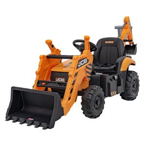 Dětský elektrický bagr 2v1 JCB žlutý