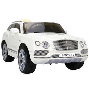 Ramiz Elektrické autíčko Bentley Bentayga, 2.4GHz, kožená sedačka bílé