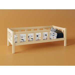 ELIS DESIGN Dětská postel se zábranou (plůtkem) - na nožkách rozměr lůžka: 100 x 200 cm