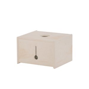 ELIS DESIGN Multifunkční úložný box (police, šuplík) - malý barva: bezbarvý lak