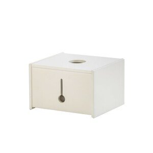 ELIS DESIGN Multifunkční úložný box (police, šuplík) - malý barva: Bílá