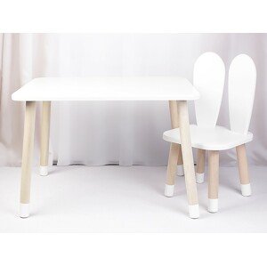 ELIS DESIGN Dětský stůl a židle Zaječí ouška varianta: stůl + 1 židle