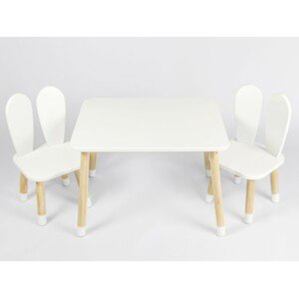 ELIS DESIGN Dětský stůl a židle Zaječí ouška varianta: stůl + 2 židle