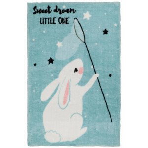 ELIS DESIGN Dětský koberec - Bílý králíček rozměr: 90x130