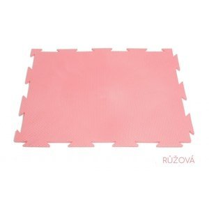 ELIS DESIGN Pěnová puzzle podložka barevná - nízká barva: růžová