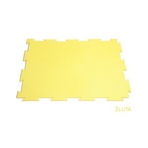 ELIS DESIGN Pěnová puzzle podložka barevná - nízká barva: žlutá