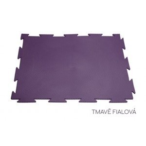 ELIS DESIGN Pěnová puzzle podložka barevná - vysoká barva: tmavě fialová