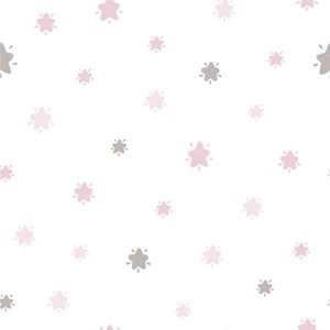 Česká výroba Tapeta Zářící hvězdičky barva: růžová, materiál: samolepící textilie