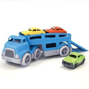 Green Toys Tahač s autíčky z recyklovaného plastu