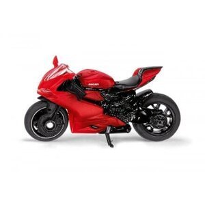 Siku Motorka červená Ducati Panigale 1299 model kov 1385