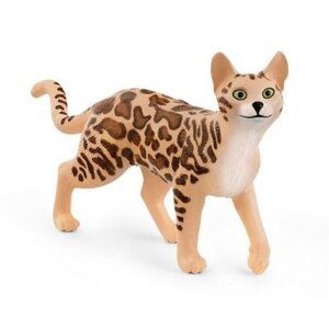 Schleich 13918 Zvířátko - kočka bengálská