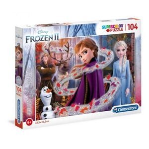 Clementoni Puzzle 104 dílků Glitter - Frozen 2