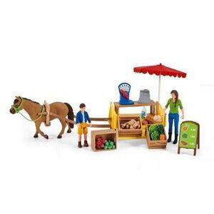 Schleich® 42528 Mobilní farmářský stánek