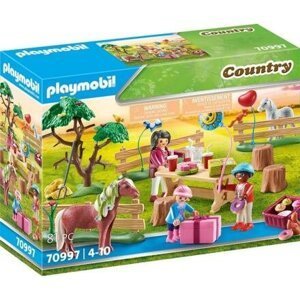 Playmobil 70997 Oslava narozenin na farmě s poníky
