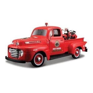 Maisto - Harley-Davidson Custom, 1948 Ford F-1 Pick up + 1936 EL Knucklehead, 1:24