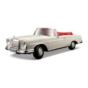 Maisto - 1967 Mercedes-Benz 280SE, Cabrio, krémová, 1:18