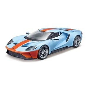 Maisto - 2017 Ford GT, modro-oranžová, 1:18