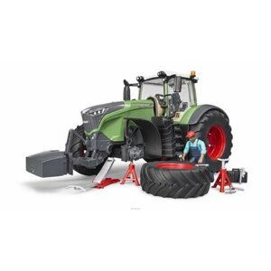 Bruder 4041 Traktor Fendt 1050 Vario s mechanikem a dílenským nářadím