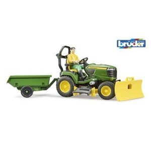 Bruder 62104 BWORLD Zahradní traktor John Deere X949 s figurkou