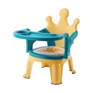 Bavytoy Dětská jídelní židlička žlutá