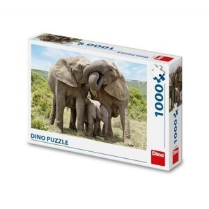 Dino Sloní rodina 1000 puzzle