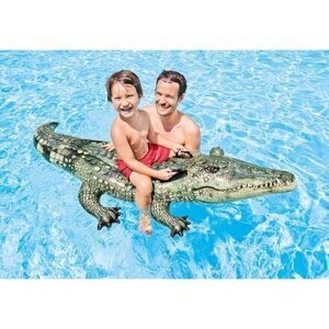 Vozítko do vody Intex Realistický krokodýl 170 x 86 cm