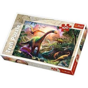 Trefl puzzle 100 - Dinosauři